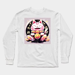 Coin Lucky Fairy Cat Long Sleeve T-Shirt